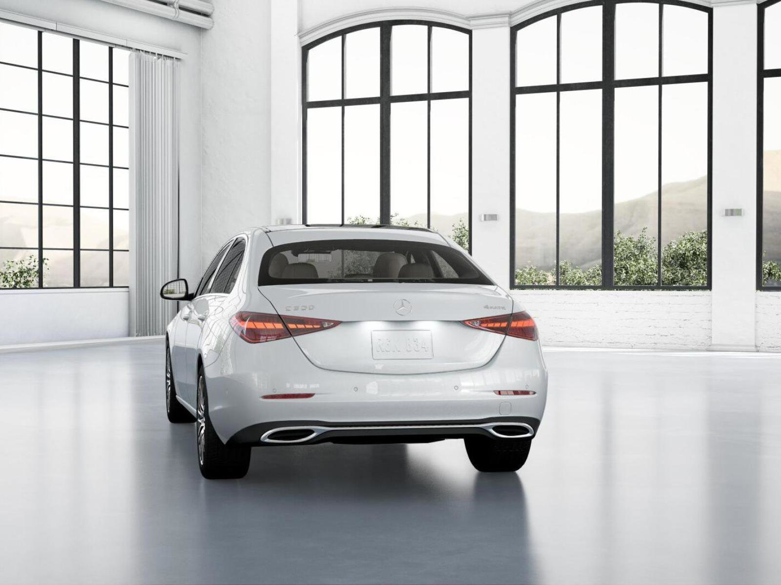 New 2026 MANUFAKTUR Moonlight White Metallic Mercedes-Benz C 300 4MATIC® Sedan image 26