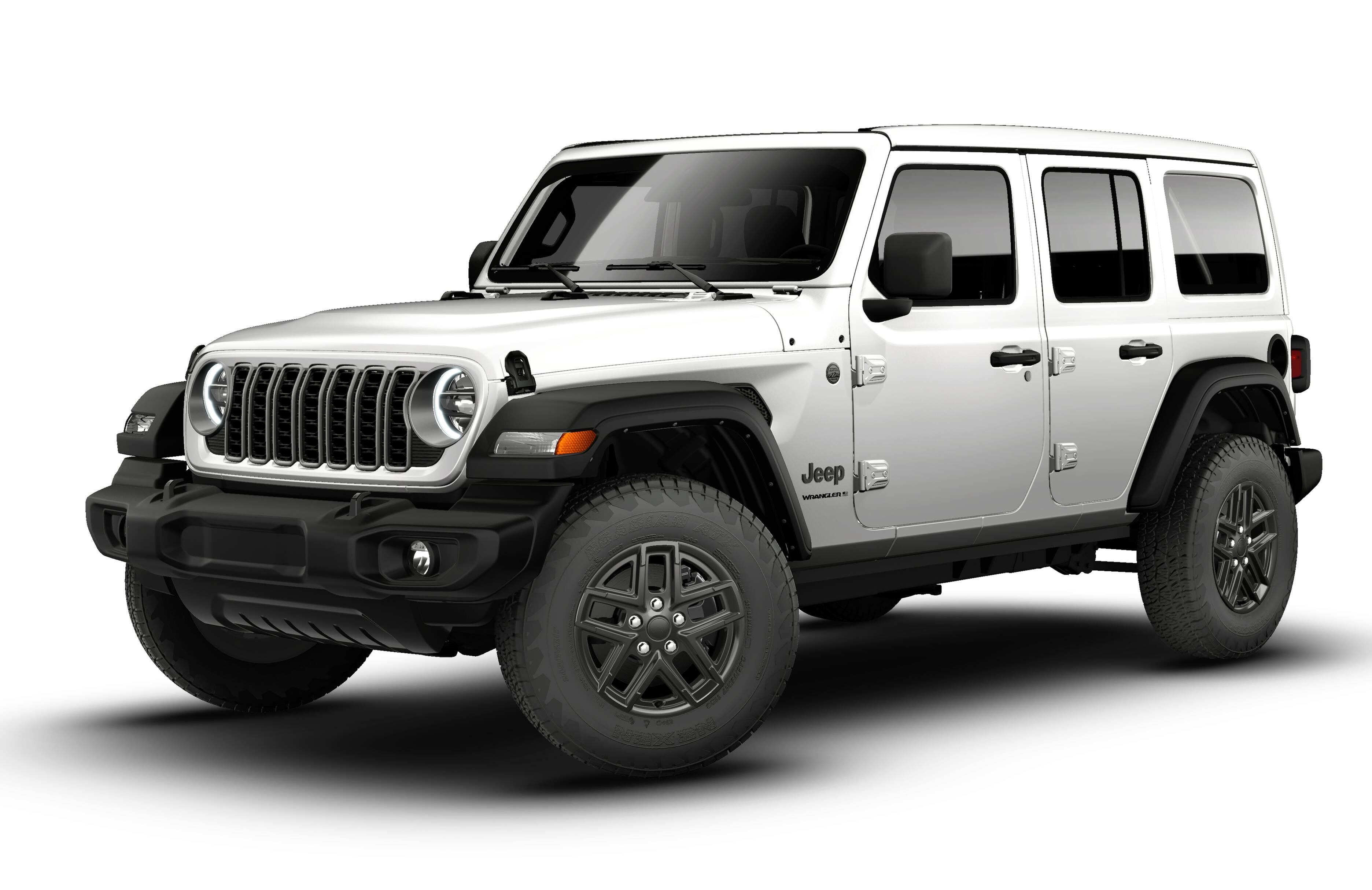 New 2026 Bright White Clear-Coat Exterior Paint Jeep Sport S image 13