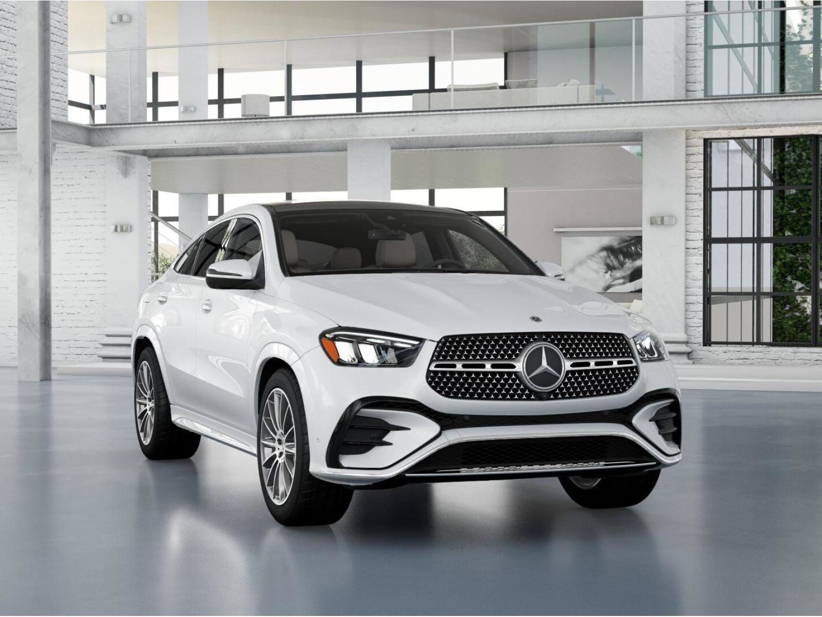 New 2026 MANUFAKTUR Moonlight White Metallic Mercedes-Benz GLE 450 Coupe image 9
