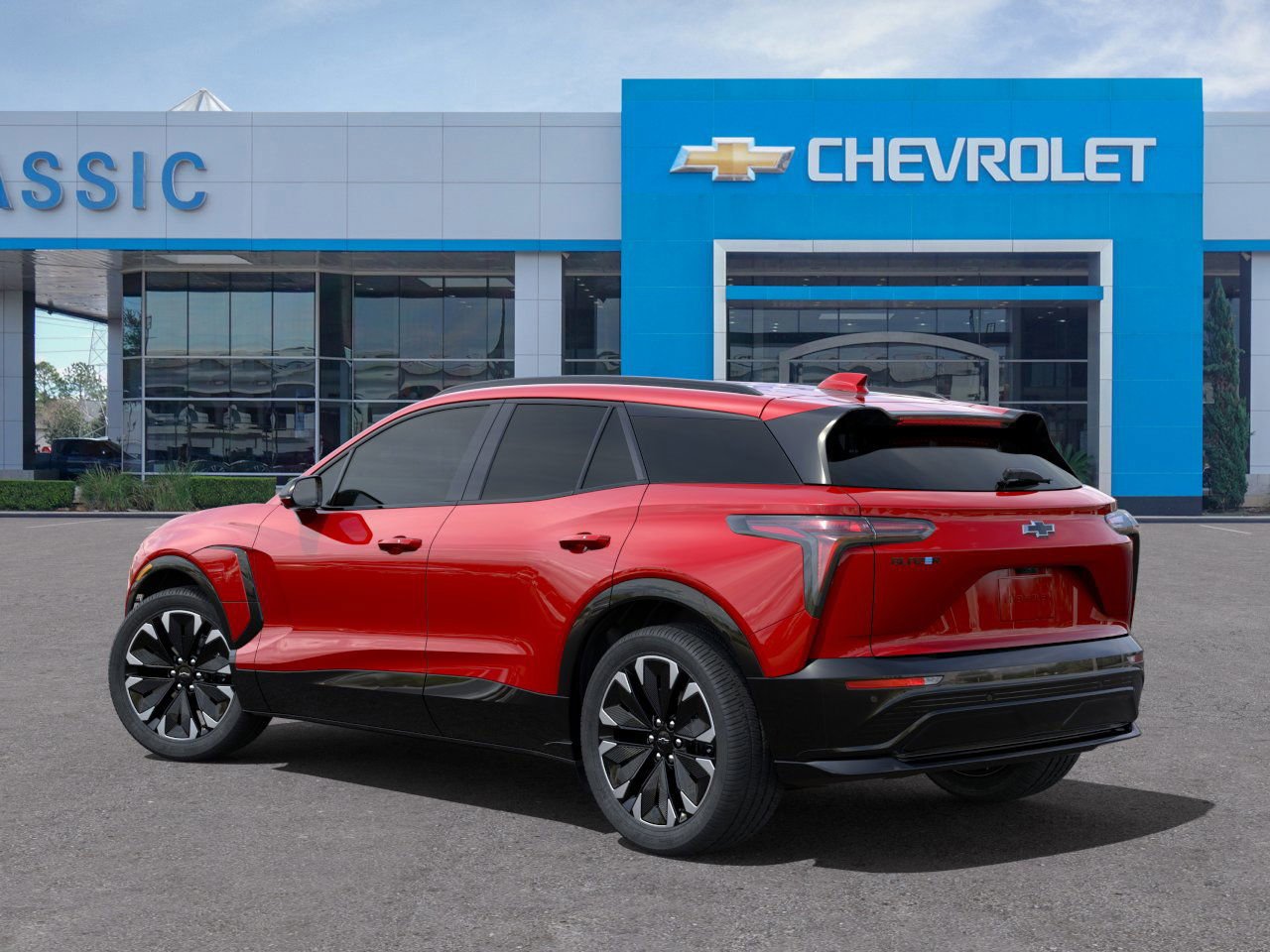 2025 Chevrolet Blazer EV RS Red at Classic Elite Chevrolet Hwy 6