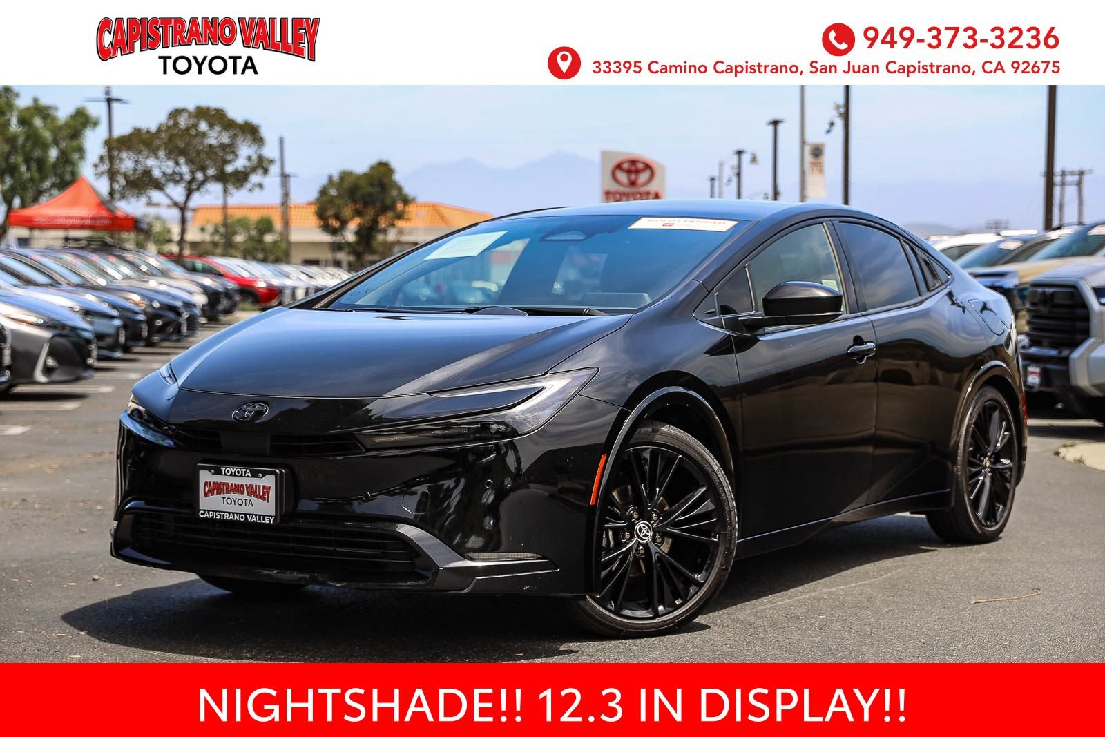 Certified Used 2025 MIDNIGHT BLACK METALLIC Toyota Nightshade image 1