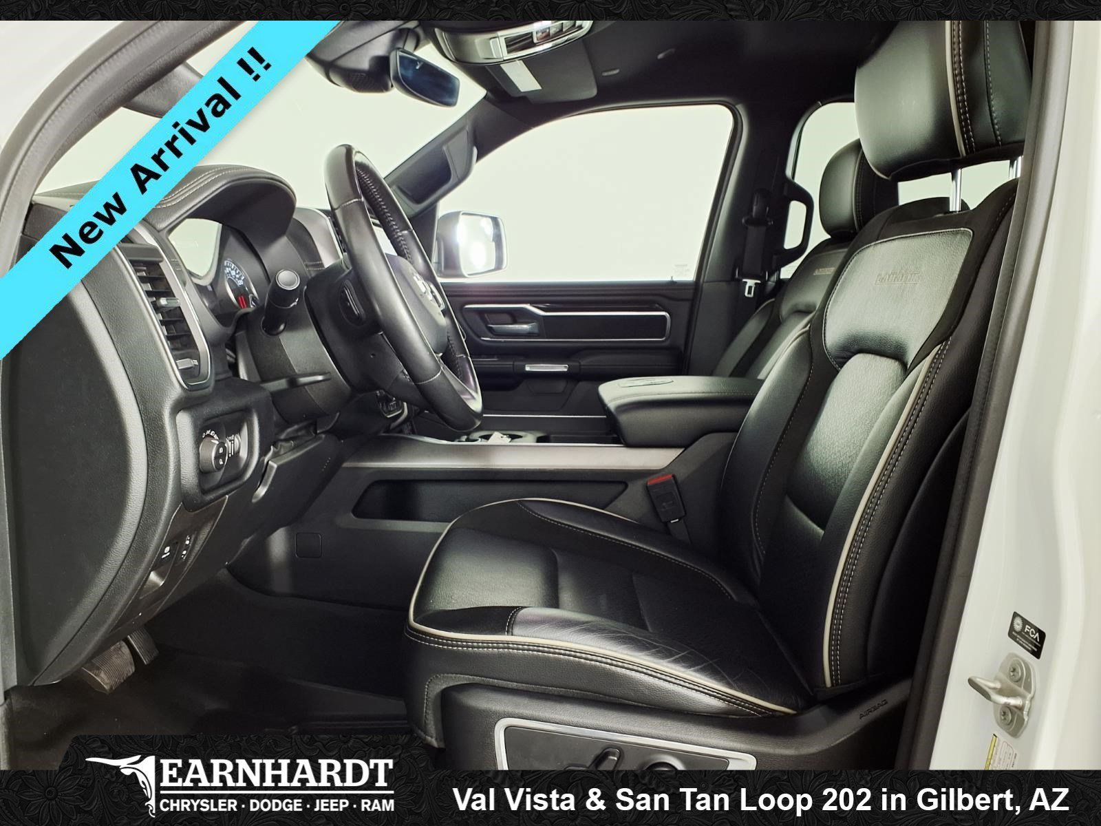 Certified Used 2022 Ivory White Tri-Coat Pearlcoat Ram Laramie image 17