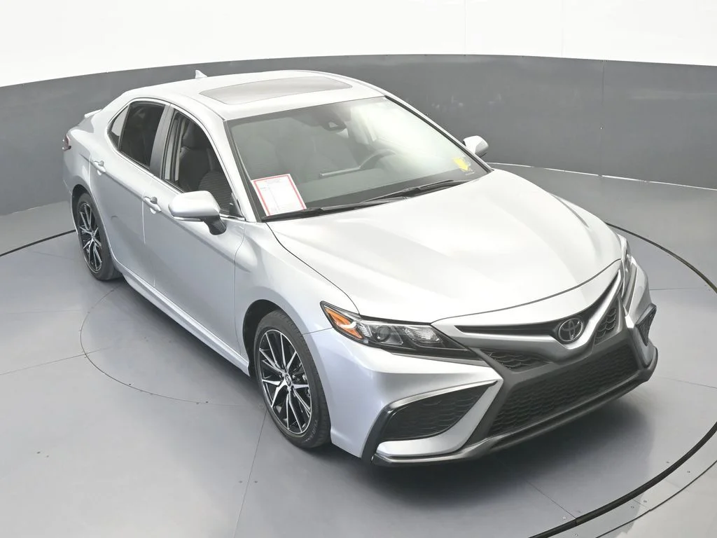 Used 2024 Celestial Silver Metallic Toyota SE image 48