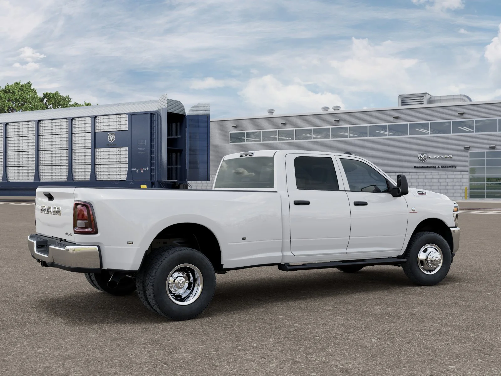 New 2027 Bright White Clear-Coat Exterior Paint RAM Tradesman image 2