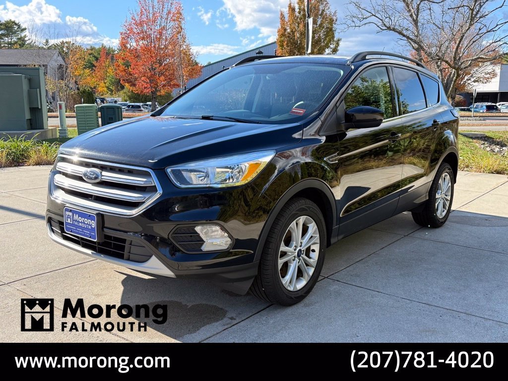 Used 2018 Ford Escape SE with VIN 1FMCU9GDXJUB92273 for sale in Falmouth, ME