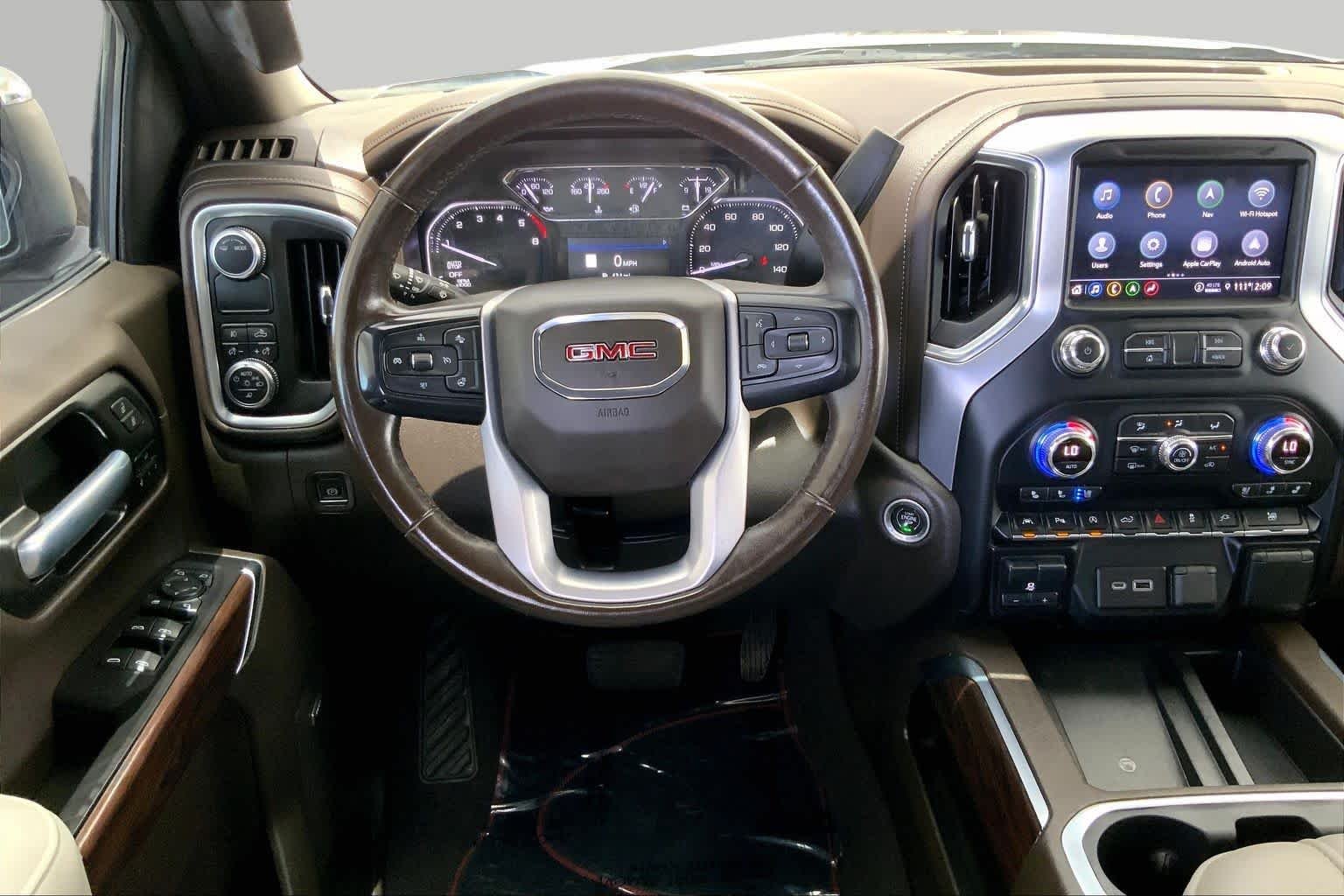 Used 2021 Satin Steel Metallic GMC SLT image 6