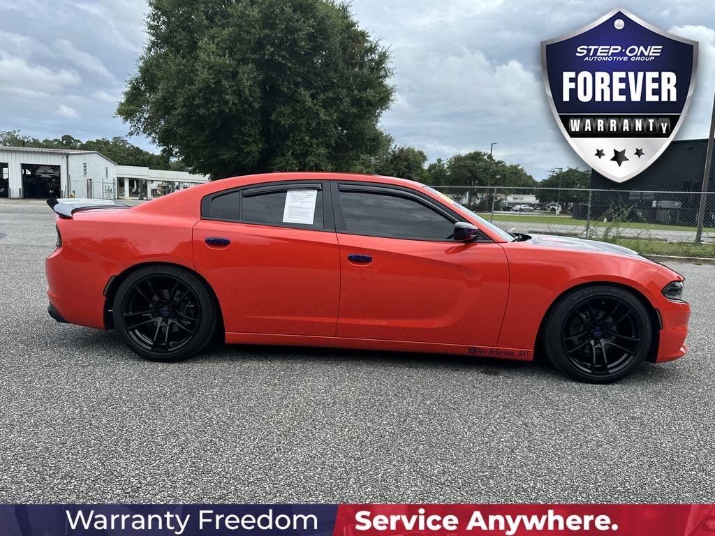 Used 2021 Orange Dodge SXT image 8
