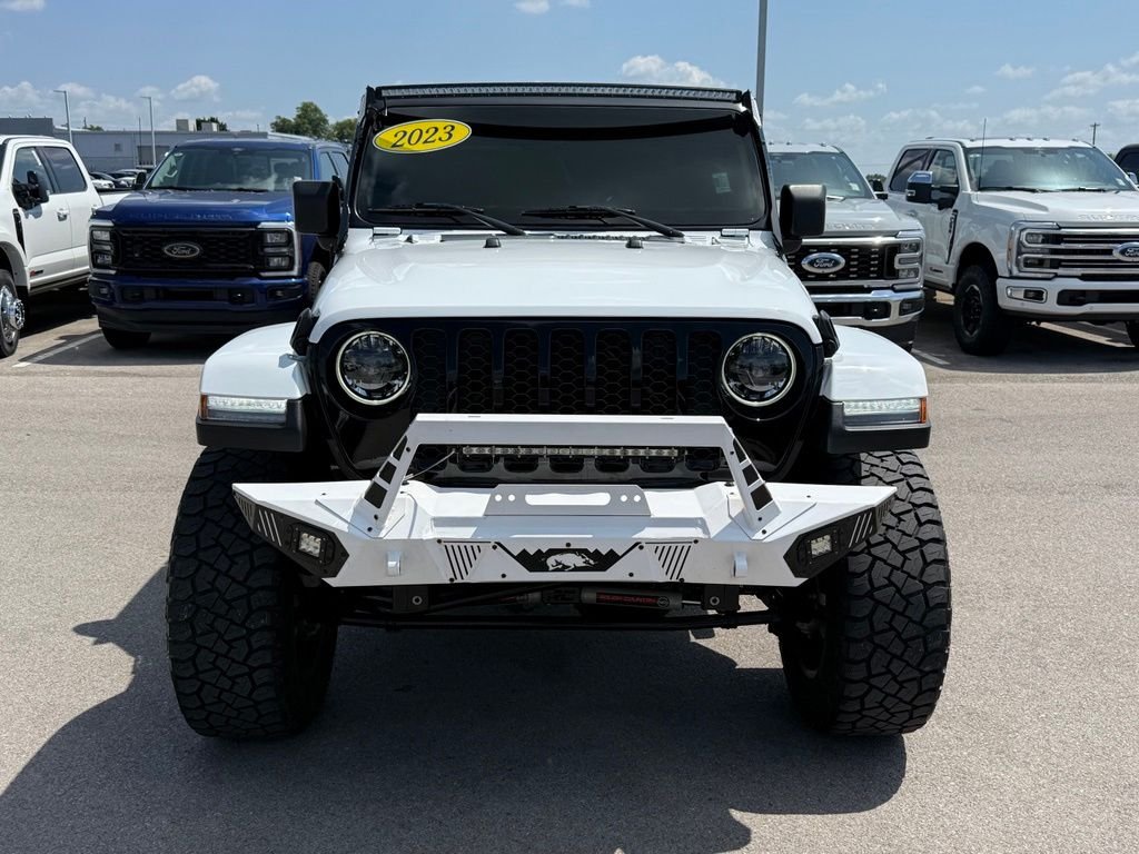 Used 2023 Bright White Clearcoat Jeep Willys image 42