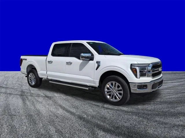 New 2026 Star White Metallic Tri-Coat Ford Lariat® image 2