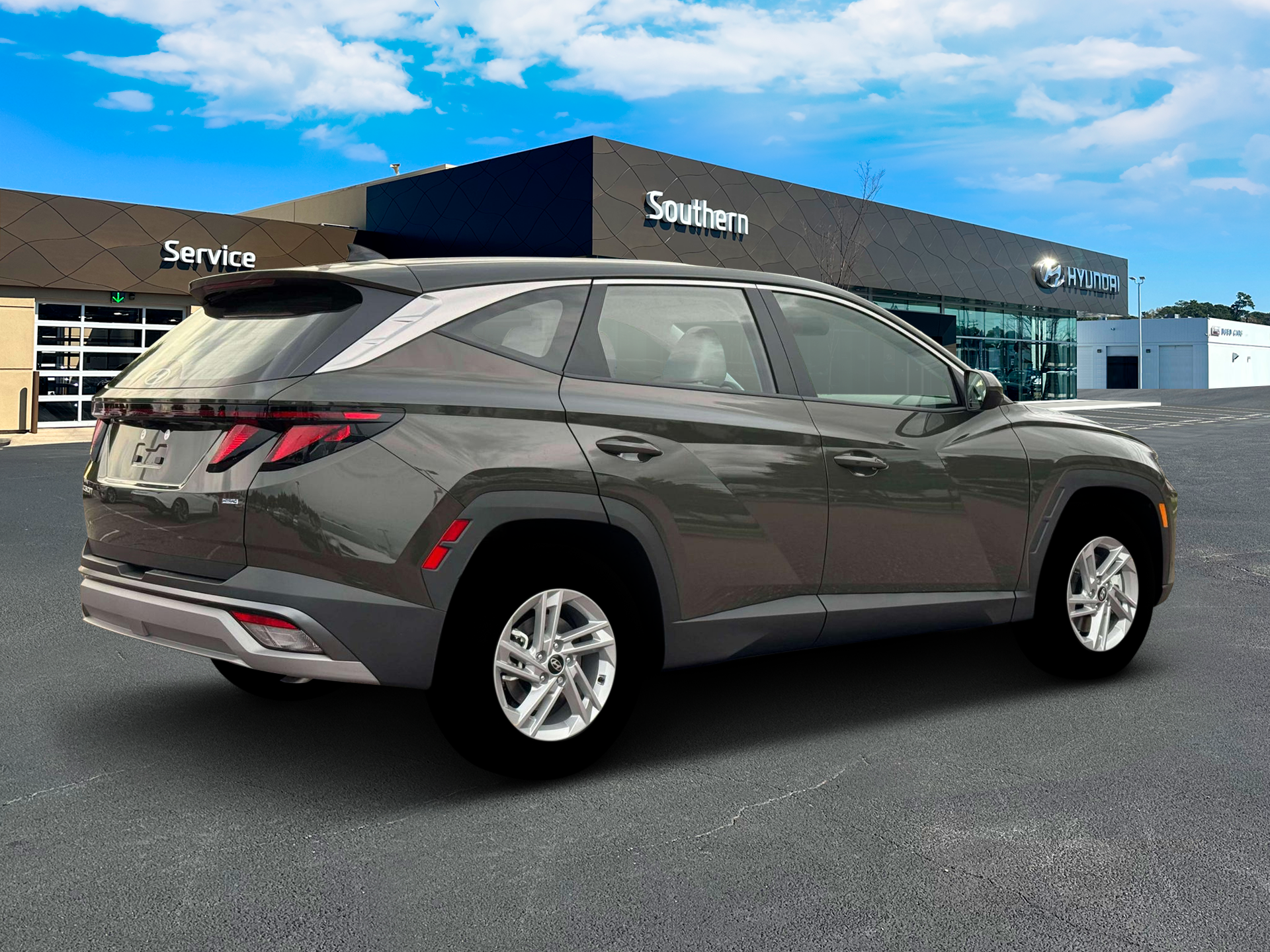 New 2026 Green Hyundai SE AWD image 8