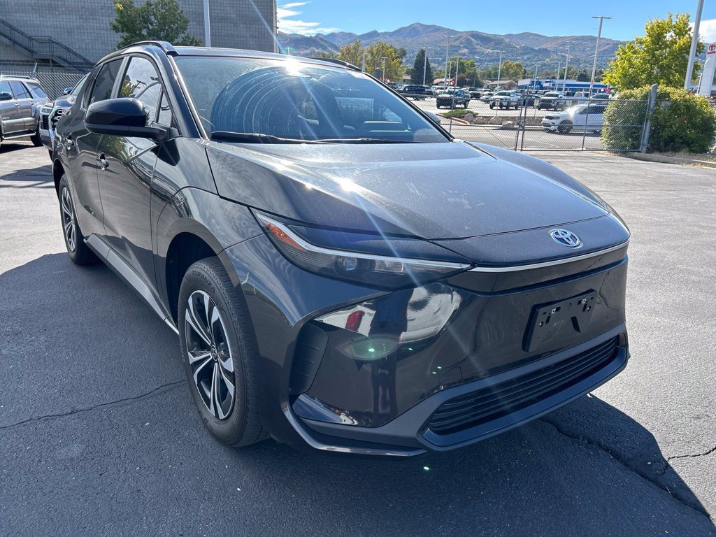 Used 2023 Toyota bZ4X XLE with VIN JTMABACA0PA025736 for sale in Bountiful, UT