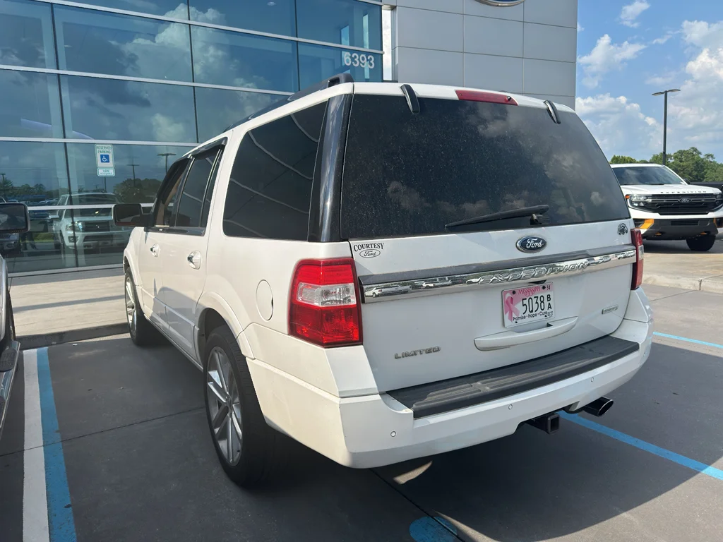 Used 2016 White Platinum Metallic Tri-Coat Ford Limited image 4