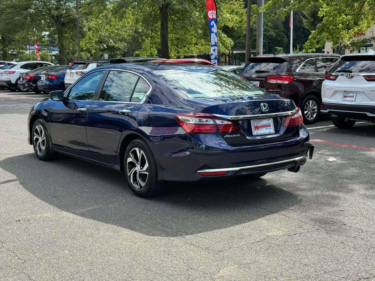 Used 2017 Deep Blue Opal Metallic Honda LX image 5