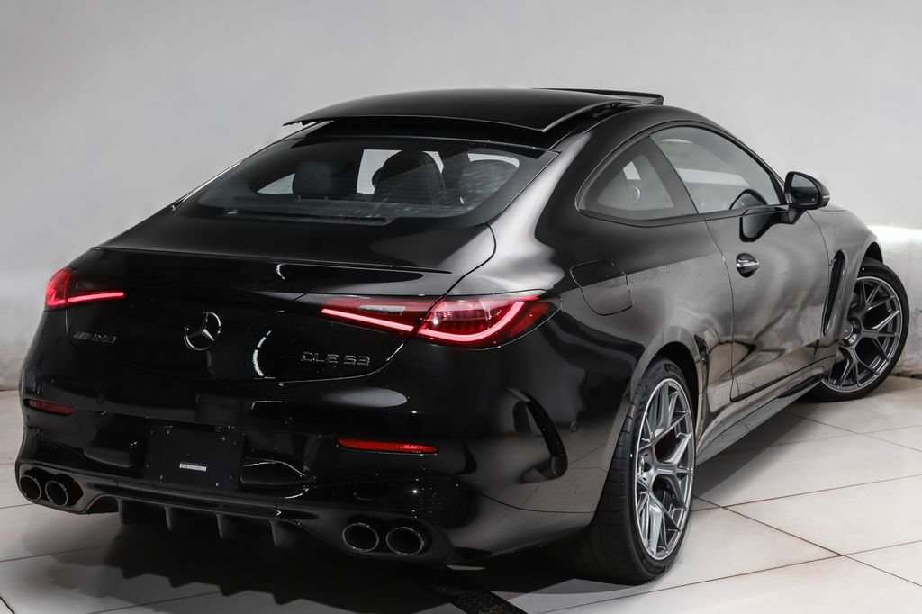 New 2026 Obsidian Black Metallic Mercedes-Benz AMG® CLE 53 4MATIC+ Coupe image 3