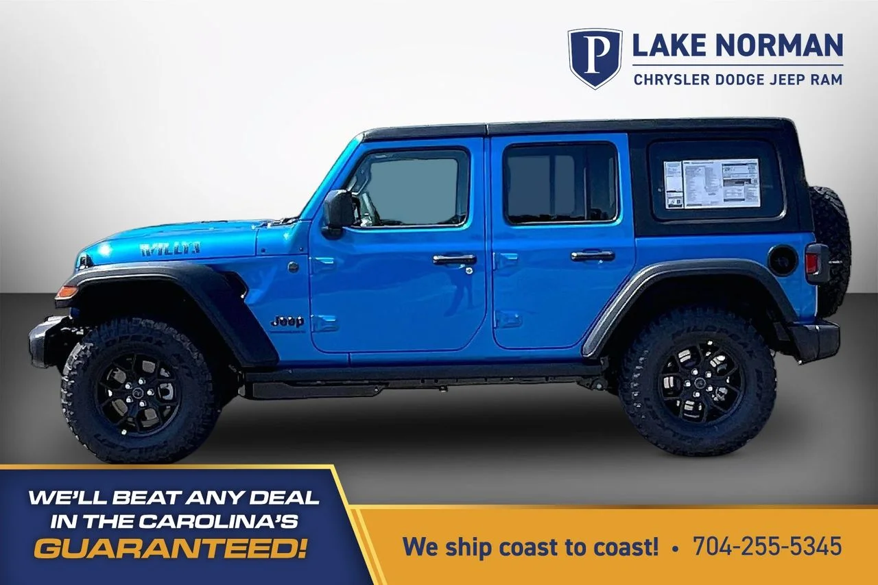 New 2026 Hydro Blue Pearlcoat Jeep Willys image 5