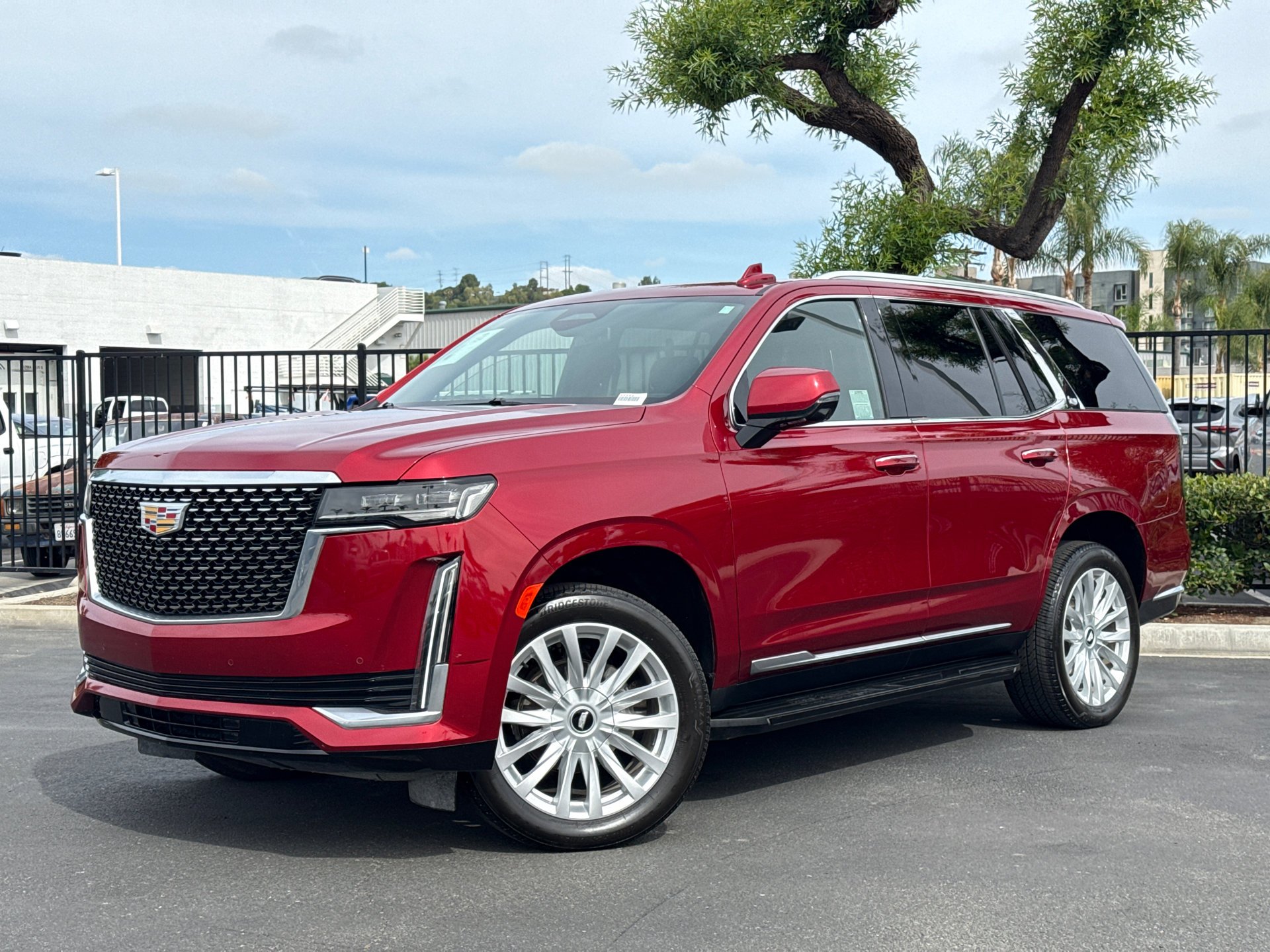 Used 2024 Radiant Red Tintcoat Cadillac Luxury image 2