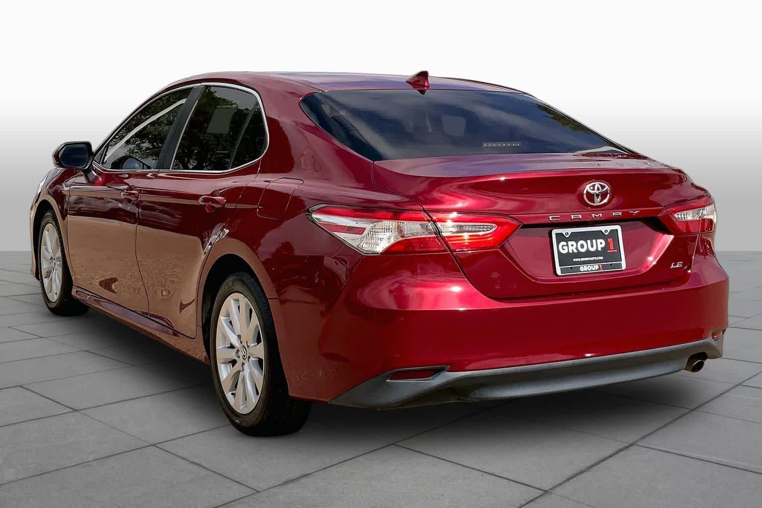 Certified Used 2020 Ruby Flare Pearl Toyota LE image 12