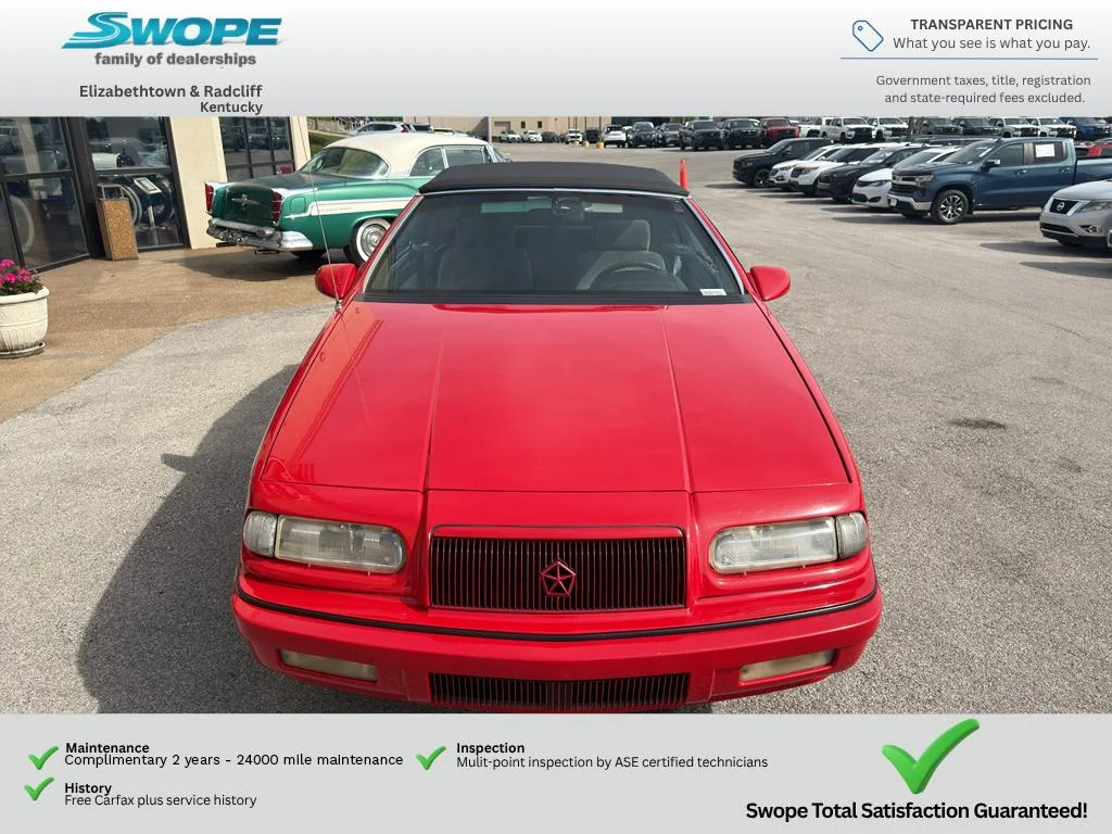 Used 1994 Red Chrysler GTC image 8