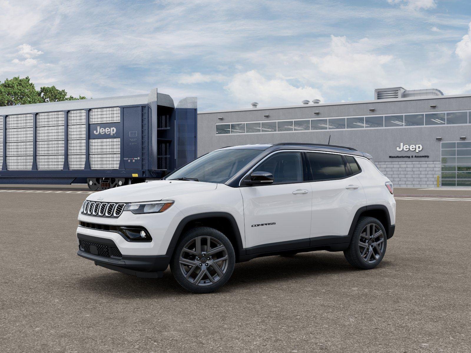 New 2026 Bright White Clear-Coat Exterior Paint Jeep COMPASS LIMITED ALTITUDE 4X4 image 2