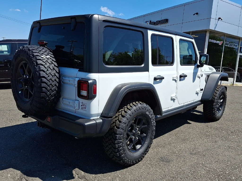 New 2026 Bright White Clear-Coat Exterior Paint Jeep Willys image 8