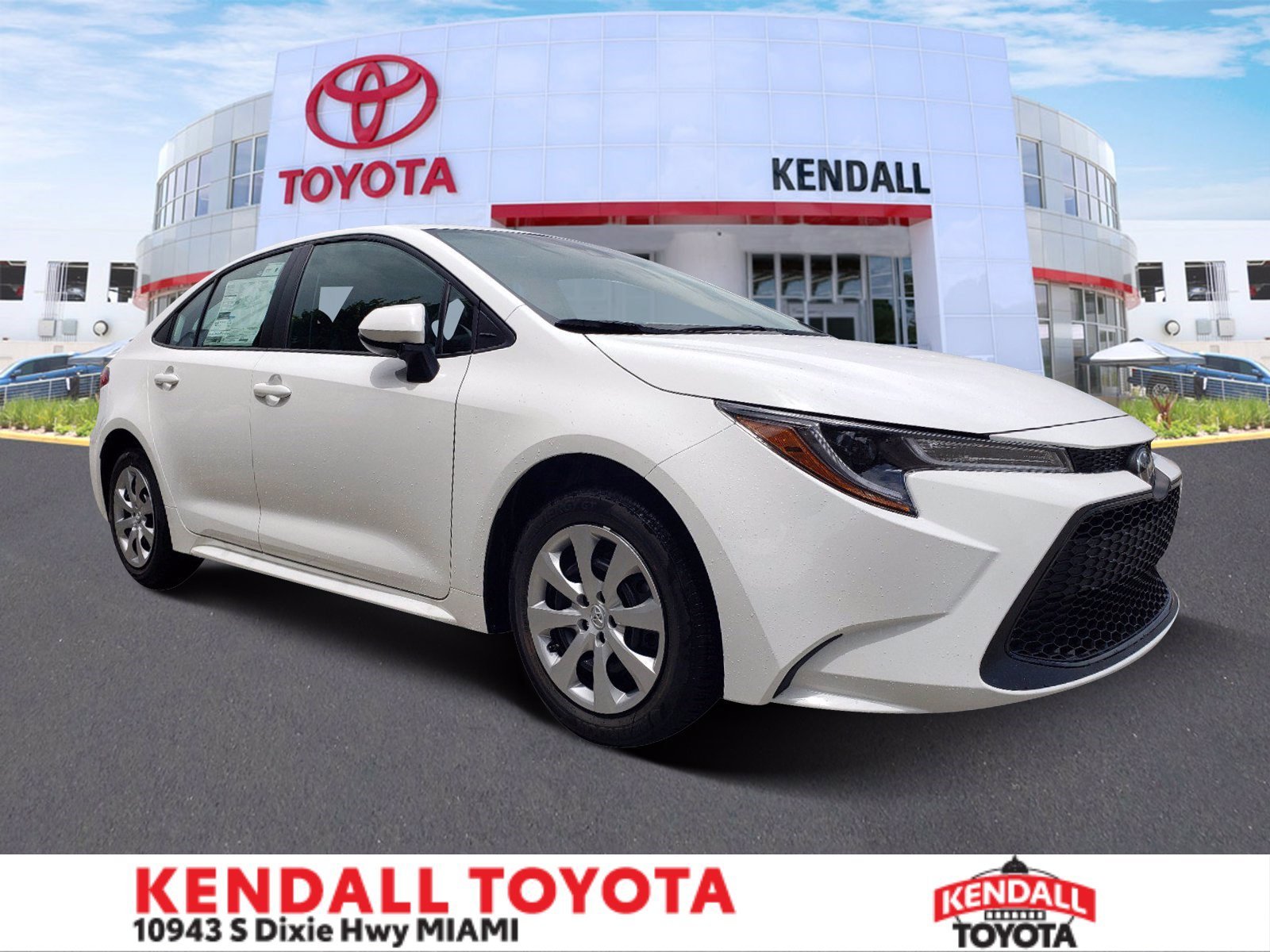 Used 2022 White Toyota LE image 1