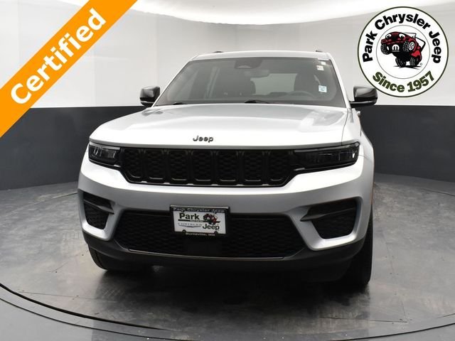 Certified 2023 Jeep Grand Cherokee Altitude with VIN 1C4RJHAG7P8765832 for sale in Burnsville, Minnesota