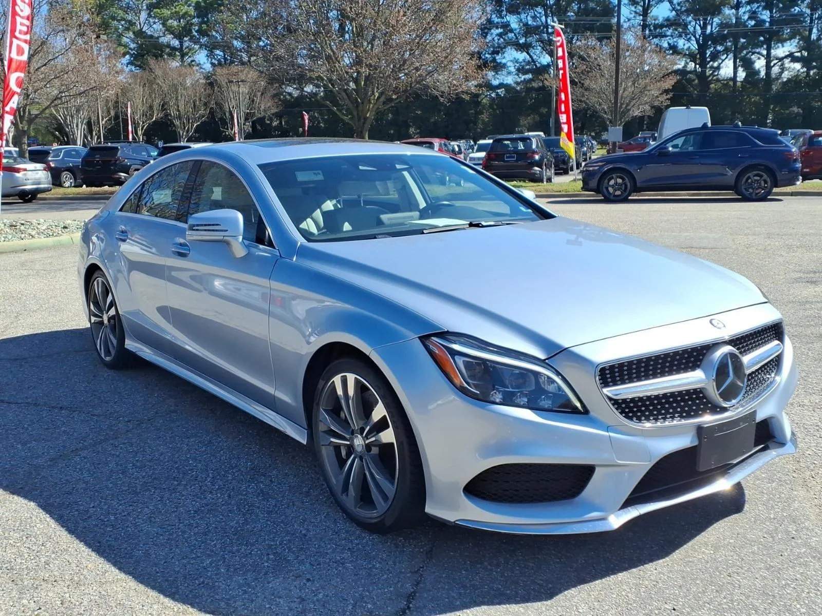 Used 2017 Iridium Silver Metallic Mercedes-Benz CLS 550 image 3