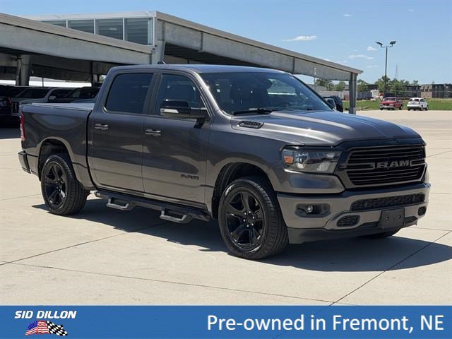 Used 2021 Granite Crystal Metallic Clearcoat Ram Big Horn image 2