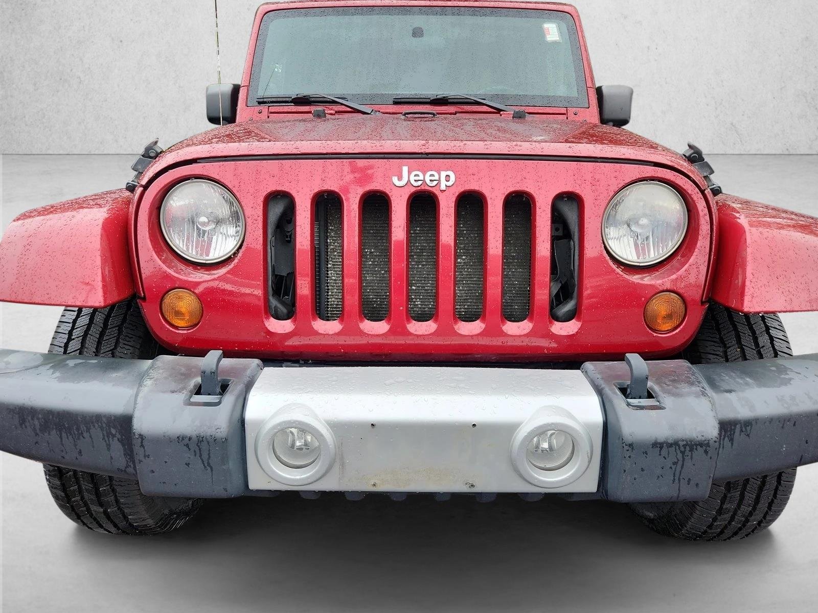 Used 2012 Deep Cherry Red Crystal Pearl Jeep Sahara image 13