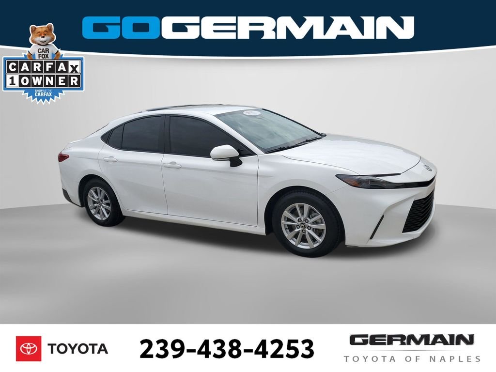 Used 2025 White Toyota LE image 7