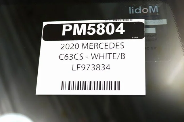 Used 2020 Polar White Mercedes-Benz C 63 S AMG® image 35
