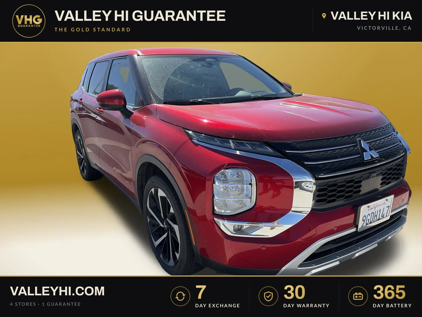 Used 2023 Red Diamond Mitsubishi  image 1