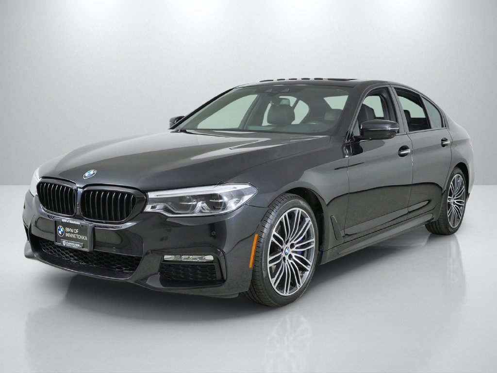 Used 2018 Black Sapphire Metallic BMW 540i xDrive image 1