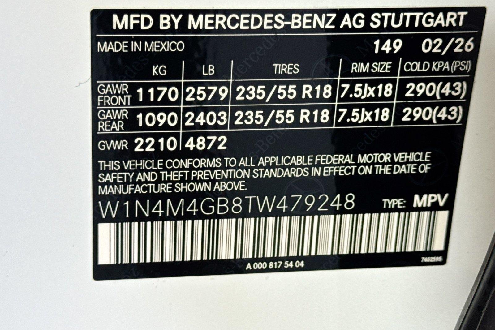 New 2026 Polar White Mercedes-Benz GLB 250 image 30