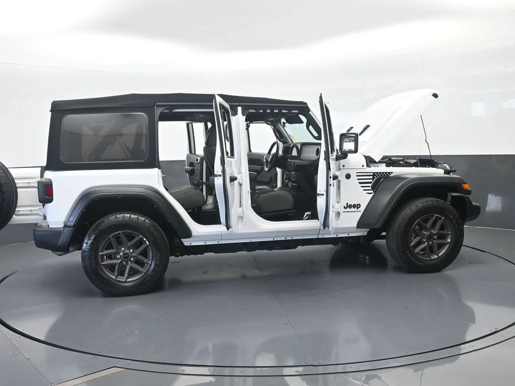 Used 2024 Bright White Clearcoat Jeep Sport S image 67