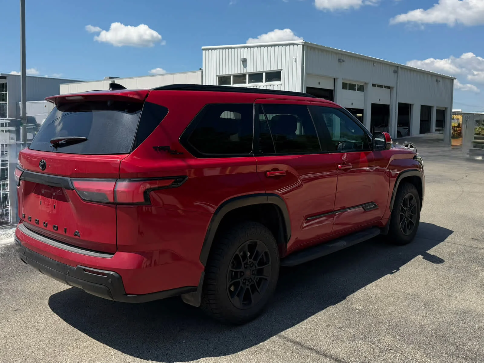 Used 2024 Supersonic Red Toyota Platinum image 6