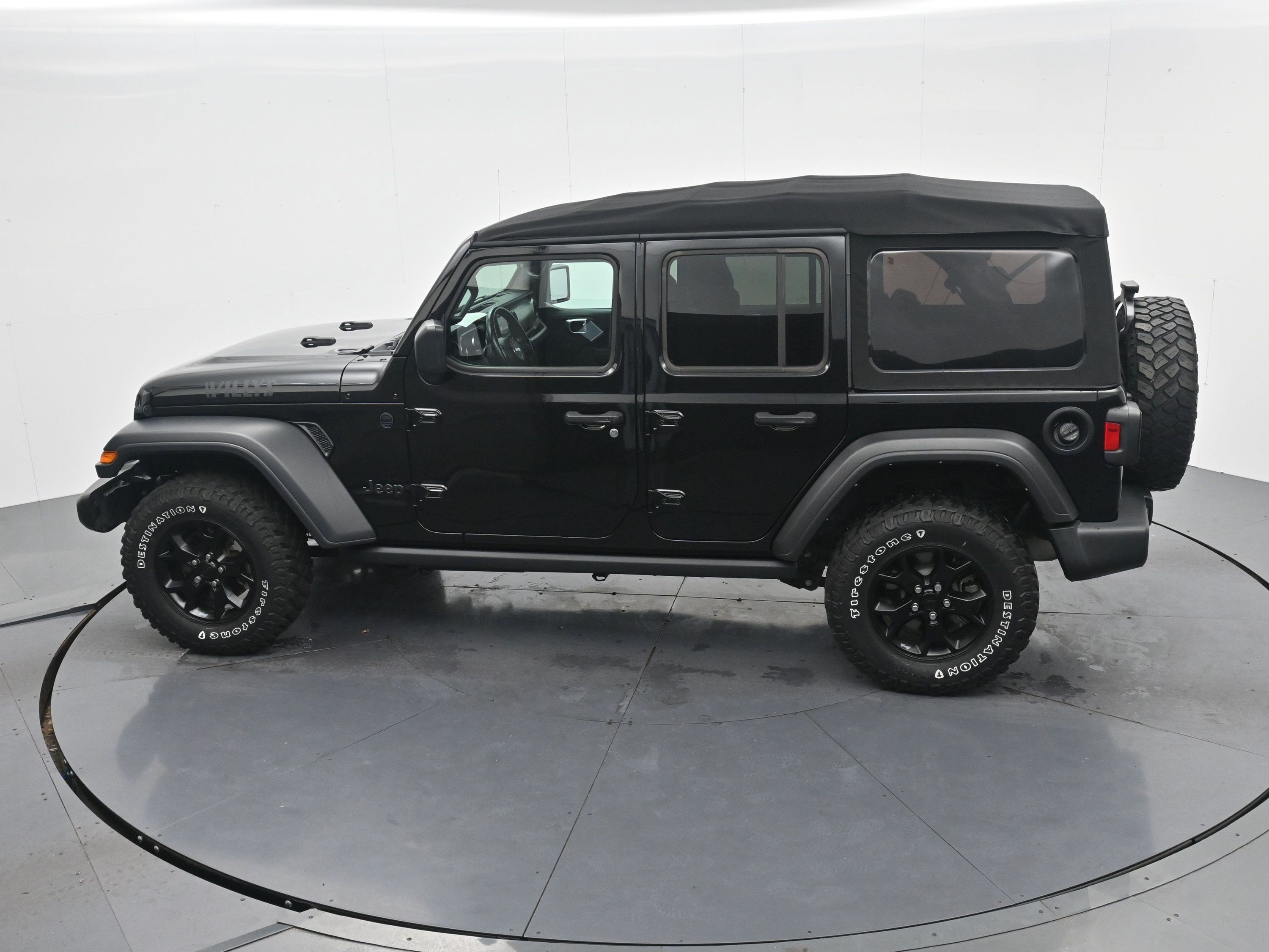 Used 2022 Black Clearcoat Jeep Unlimited Willys image 24