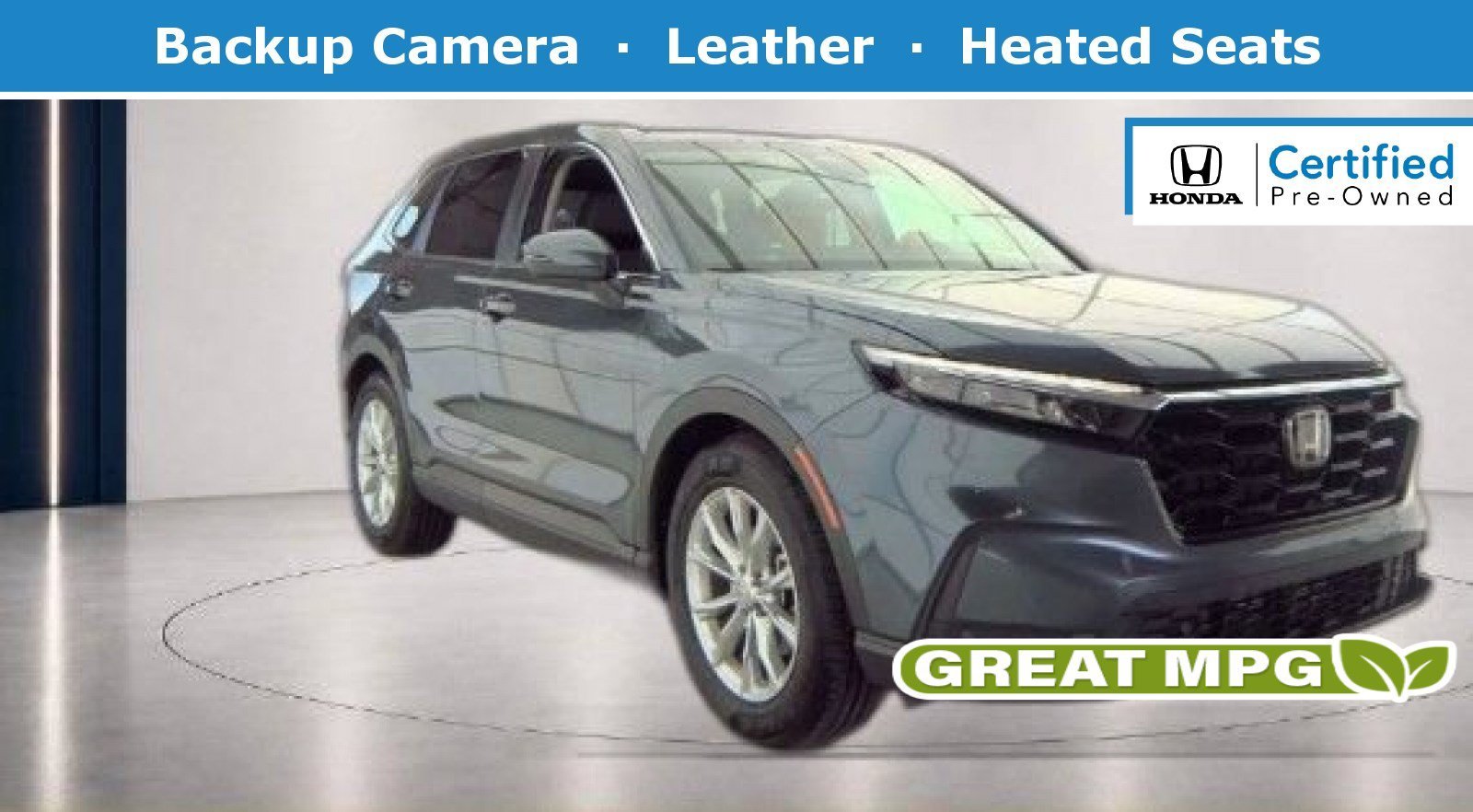 Certified Used 2025 Meteorite Gray Metallic Honda EX-L image 1