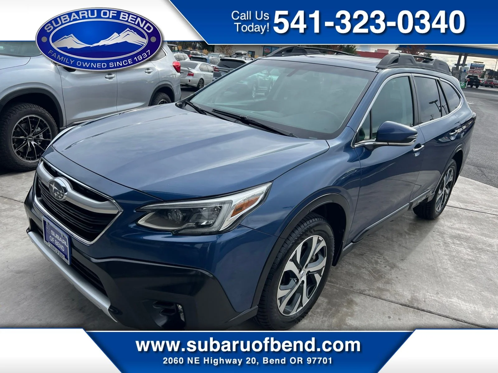Used 2020 Abyss Blue Pearl Subaru Limited image 1