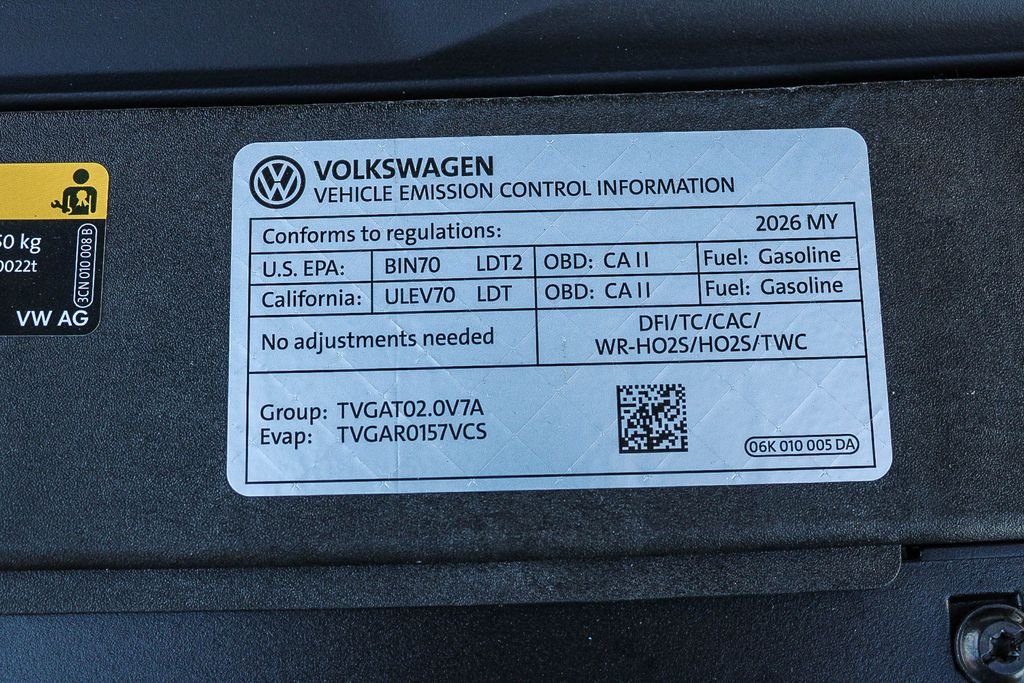 New 2026 Black Volkswagen SEL R-Line Black image 27