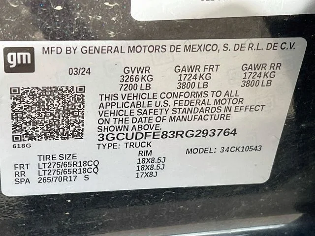 Used 2024 Gray Chevrolet LT Trail Boss image 12
