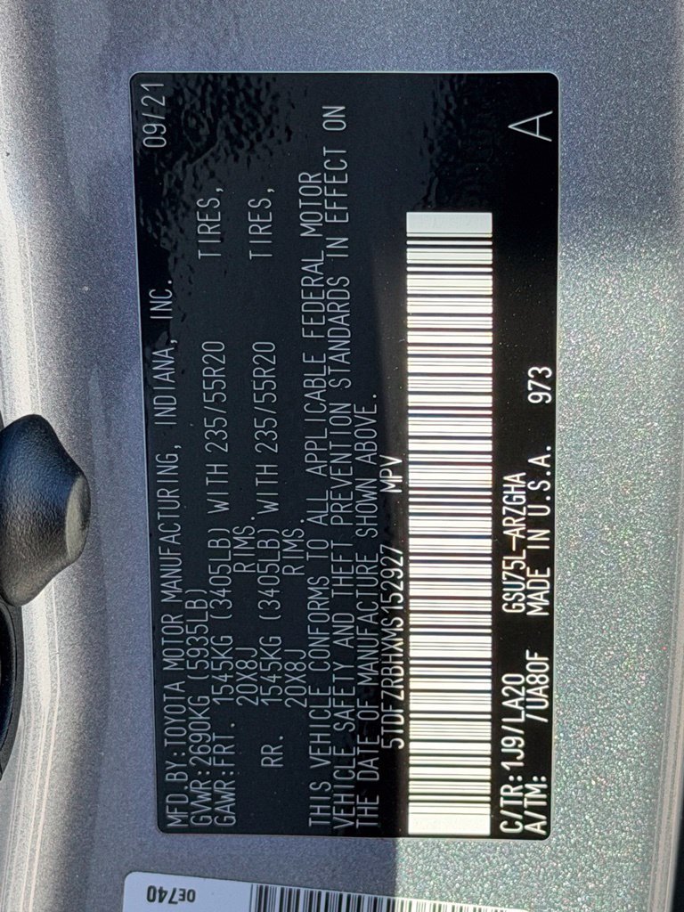 Certified Used 2021 Silver Toyota Platinum image 36