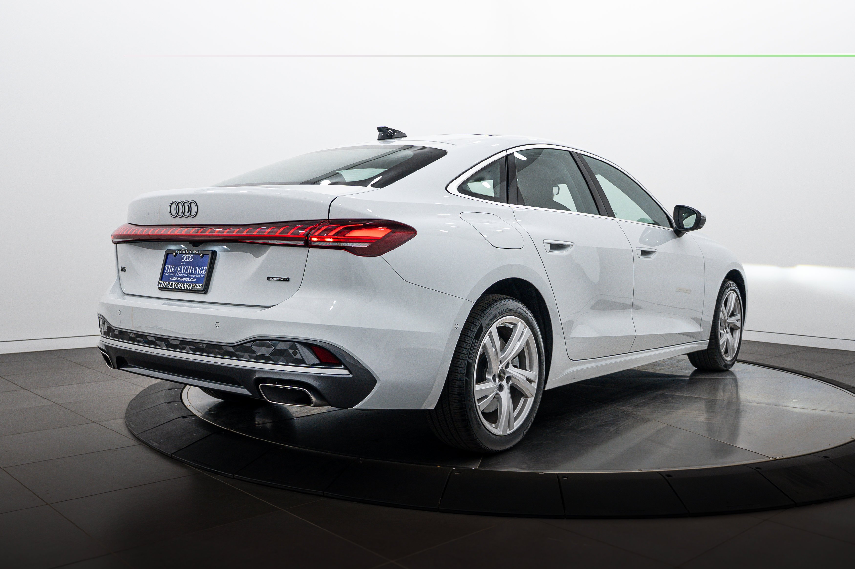 Used 2025 Glacier White Metallic Audi Premium Plus image 4