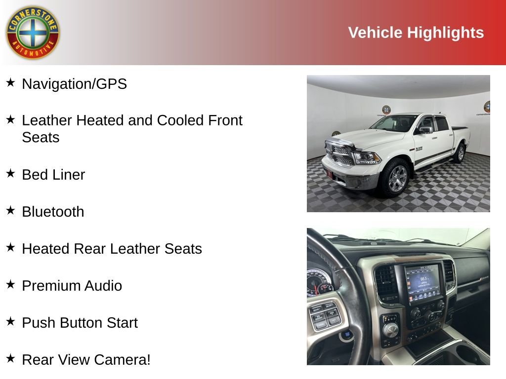Used 2017 White Ram Laramie image 2