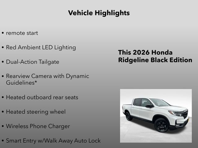 2026 Honda Ridgeline Black Edition - Photo 20