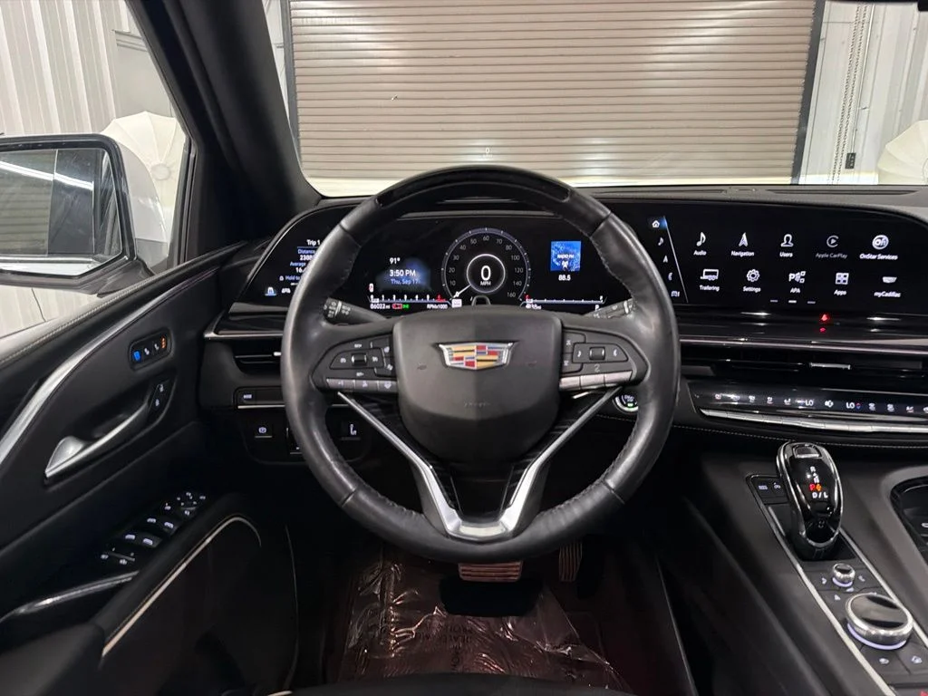 Used 2023 Crystal White Tricoat Cadillac Sport image 44
