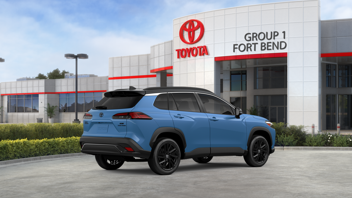 New 2026 Cavalry Blue with Jet Black roof Toyota Hybrid XSE image 10
