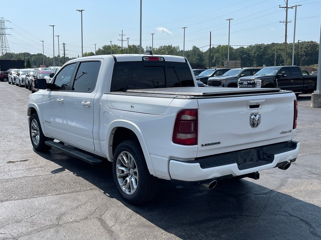 Used 2021 Bright White Clearcoat RAM Laramie image 8