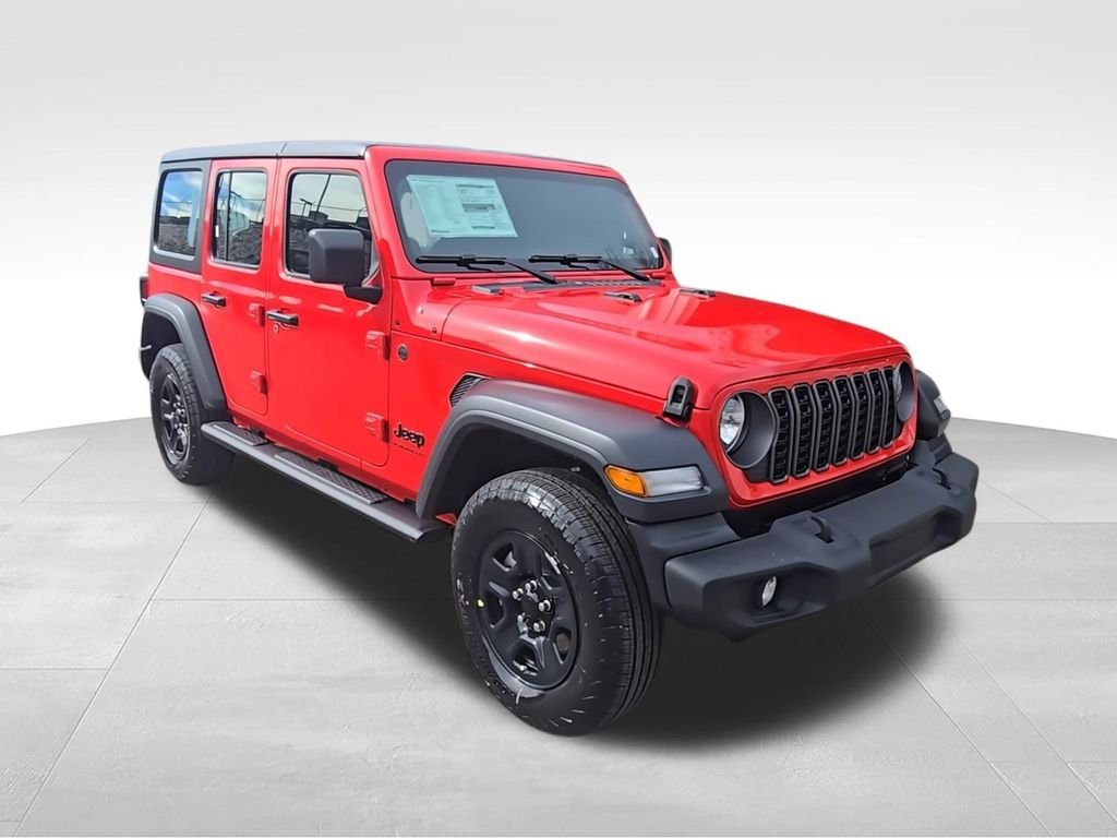 New 2026 Firecracker Red Clear-Coat Exterior Paint Jeep Sport image 2