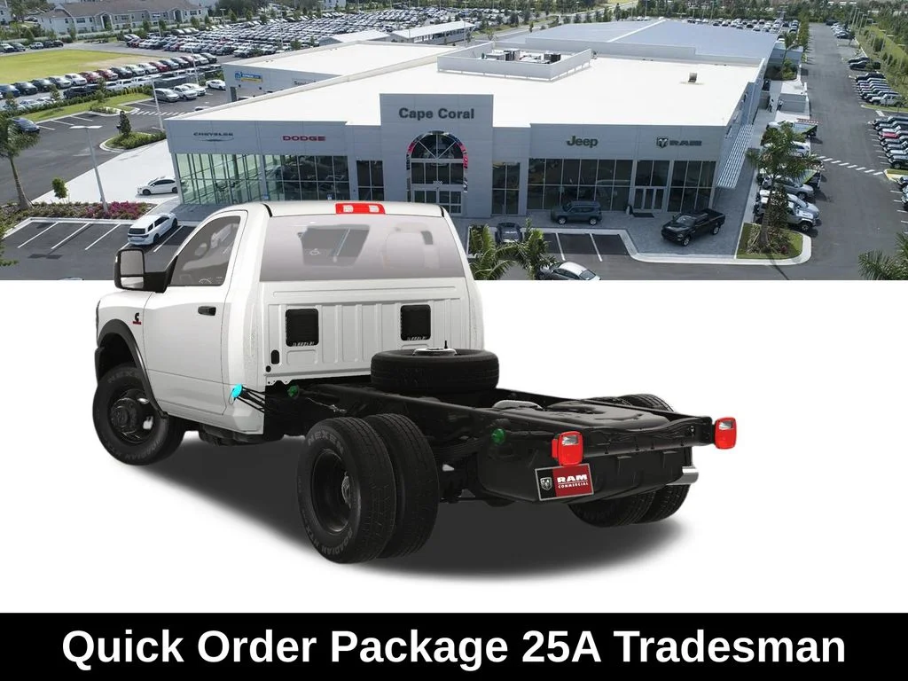 New 2025 Bright White Clearcoat RAM Tradesman image 4